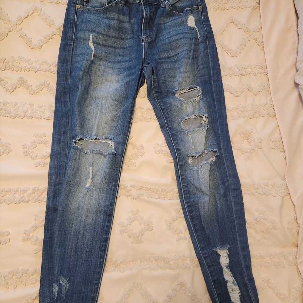 KanCan Distressed Blue Jeans